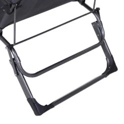 Outsunny Tanning Chair, 2-in-1 Beach Lounge Chair & Camping Chair W/ Pillow & Pocket, Adjustable Chaise For Sunbathing Outside, Patio, Poolside, Gray 29 Outsunny Tanning Chair, 2-in-1 Beach Lounge Chair & Camping Chair W/ Pillow & Pocket, Adjustable Chaise For Sunbathing Outside, Patio, Poolside, Gray -Outsunny LvJ1a717e6a5728a5