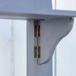 Outsunny Potting Bench Table, Garden Work Bench, Outdoor Wooden Workstation With Tiers Of Shelves And Drawer For Patio, Courtyards, Balcony, Grey -Outsunny MgVd4d17f27692961