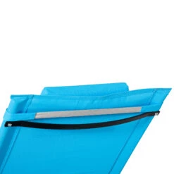 Outsunny Outdoor Rocking Chair, Chaise Lounge Pool Chair For Sun Tanning, Sunbathing, A Rocker With Side Pocket, Armrests & Pillow For Patio, Lawn, Beach, Blue -Outsunny MnD3d617ffc9778cc