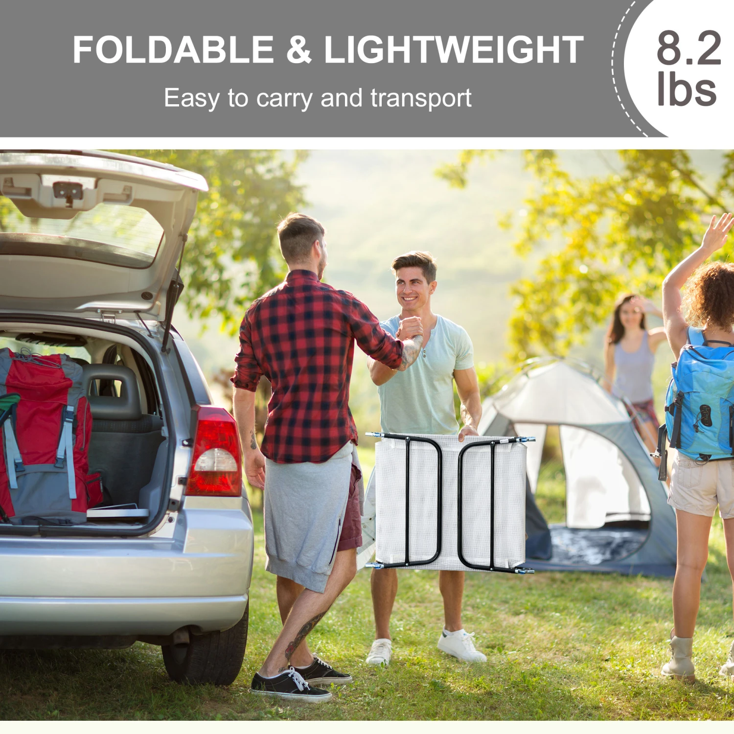 Outsunny Folding Chaise Lounge Pool Chair, Outdoor Sun Tanning Chair With Pillow, Reclining Back, Steel Frame & Breathable Mesh For Beach, Yard, Patio, Beige 6 Outsunny Folding Chaise Lounge Pool Chair, Outdoor Sun Tanning Chair With Pillow, Reclining Back, Steel Frame & Breathable Mesh For Beach, Yard, Patio, Beige - Image 6