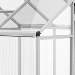Outsunny 4' L X 6' W Walk-In Polycarbonate Greenhouse With Roof Vent,Greenhouse For Winter -Outsunny NBW3d61818c024a9c