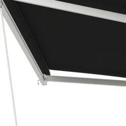 Outsunny 10' X 8' Electric Awning, Retractable Awning, UV Protection Sun Shade Shelter With Remote Controller And Manual Crank Handle For Deck, Balcony, Yard, Black -Outsunny NYwd4d18654e08894