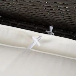 Outsunny 7 Piece Outdoor Patio Furniture Set, PE Rattan Wicker Sectional Sofa Set With Couch Cushions, Throw Pillows And Coffee Table, Orange, Cream 18 Outsunny 7 Piece Outdoor Patio Furniture Set, PE Rattan Wicker Sectional Sofa Set With Couch Cushions, Throw Pillows And Coffee Table, Orange, Cream -Outsunny O9nd4d17ffc927655