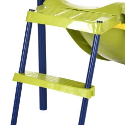 Outsunny Heavy-Duty Metal Swing Set For Backyard, With A-Frame Swing Stand, Saucer Swing, Glider, Slide, Gym Rings, Basketball Hoop, Ground Stakes, For Outdoor Indoor, Aged 3-12 Years Old -Outsunny Q0T3d61862ec0b5e1