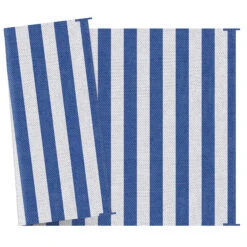 Outsunny Reversible Outdoor Rug Carpet, 9' X 12' Waterproof Plastic Straw Rug, Portable RV Camping Rugs With Carry Bag, Large Floor Mat For Backyard, Deck, Picnic, Beach, Blue & White Striped -Outsunny QFt3d6188a2ad5e3b
