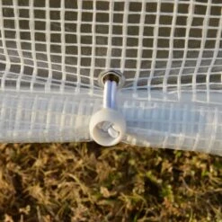 Outsunny 20' X 10' X 8' Heavy-duty Greenhouse, Walk-in Hot House With Windows And Roll Up Door, PE Cover, Steel Frame, White -Outsunny Qi082c17e681f84c0