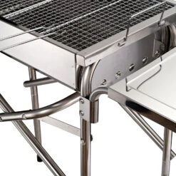 Outsunny 22" Charcoal Barbecue Grill Stainless Steel Portable BBQ Grill Kebab Barbecue Charcoal Stainless Steel Smoker -Outsunny R8671717e677ac4f4
