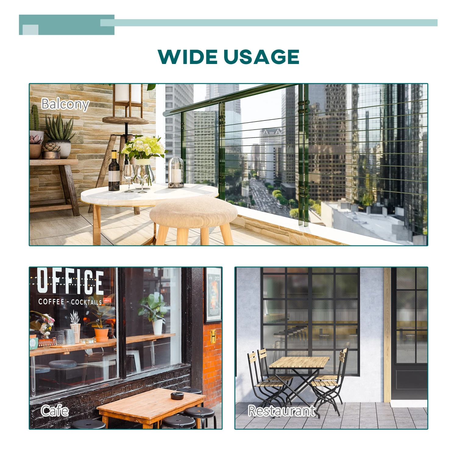 Outsunny 4' Drop Arm Manual Retractable Sun Shade Patio Window Awning - Green 7 Outsunny 4' Drop Arm Manual Retractable Sun Shade Patio Window Awning - Green - Image 7