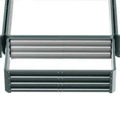 Outsunny Steel Raised Garden Bed, Set Of 5 Large Box Planters For Outdoor Plants Vegetables Flowers Herbs, 8x8x1ft, Green -Outsunny Rmsd4d18635fa52b7