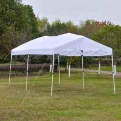 Outsunny 20' X 10' Outdoor Pop Up Canopy Tent Gazebo With 3-Level Adjustable Legs, Roller Bag, & UV-Fighting Canopy 20 Outsunny 20' X 10' Outdoor Pop Up Canopy Tent Gazebo With 3-Level Adjustable Legs, Roller Bag, & UV-Fighting Canopy -Outsunny S6a6ff17fe87ae431