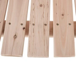 Outsunny Wooden Adirondack Chairs, Outdoor Double Seat Bench With Center Table For Patio, Backyard, Deck, Fire Pit, Natural -Outsunny SNv3ed17f916aa1a3