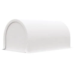 Outsunny 10' X 16' Carport, Heavy Duty Portable Garage Storage Tent With Large Zippered Door, Anti-UV PE Canopy Cover For Car, Truck, Boat, Motorcycle, Bike, Garden Tools, Outdoor Work, White -Outsunny Sch3d618856492be5