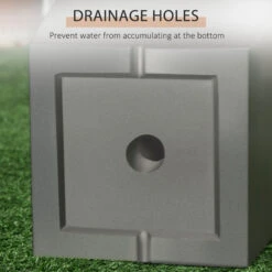 Outsunny 2-Pack Outdoor Planter Set, MgO Flower Pots With Drainage Holes, Durable & Stackable Plant Pot, 22in & 18in, For Entryway, Patio, Yard, Garden, Gray 14 Outsunny 2-Pack Outdoor Planter Set, MgO Flower Pots With Drainage Holes, Durable & Stackable Plant Pot, 22in & 18in, For Entryway, Patio, Yard, Garden, Gray -Outsunny TD1b1018888ff4d57