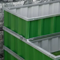 Outsunny 3 Tier Raised Garden Bed, Metal Elevated Planter Box W/ Gloves, Easy Assembly -Outsunny TP0756181381fcf89