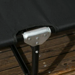 Outsunny Folding Chaise Lounge Pool Chairs, Outdoor Sun Tanning Chairs With Pillow, Reclining Back, Steel Frame & Breathable Mesh For Beach, Yard, Patio, Black 15 Outsunny Folding Chaise Lounge Pool Chairs, Outdoor Sun Tanning Chairs With Pillow, Reclining Back, Steel Frame & Breathable Mesh For Beach, Yard, Patio, Black -Outsunny UyY7561890485a37b