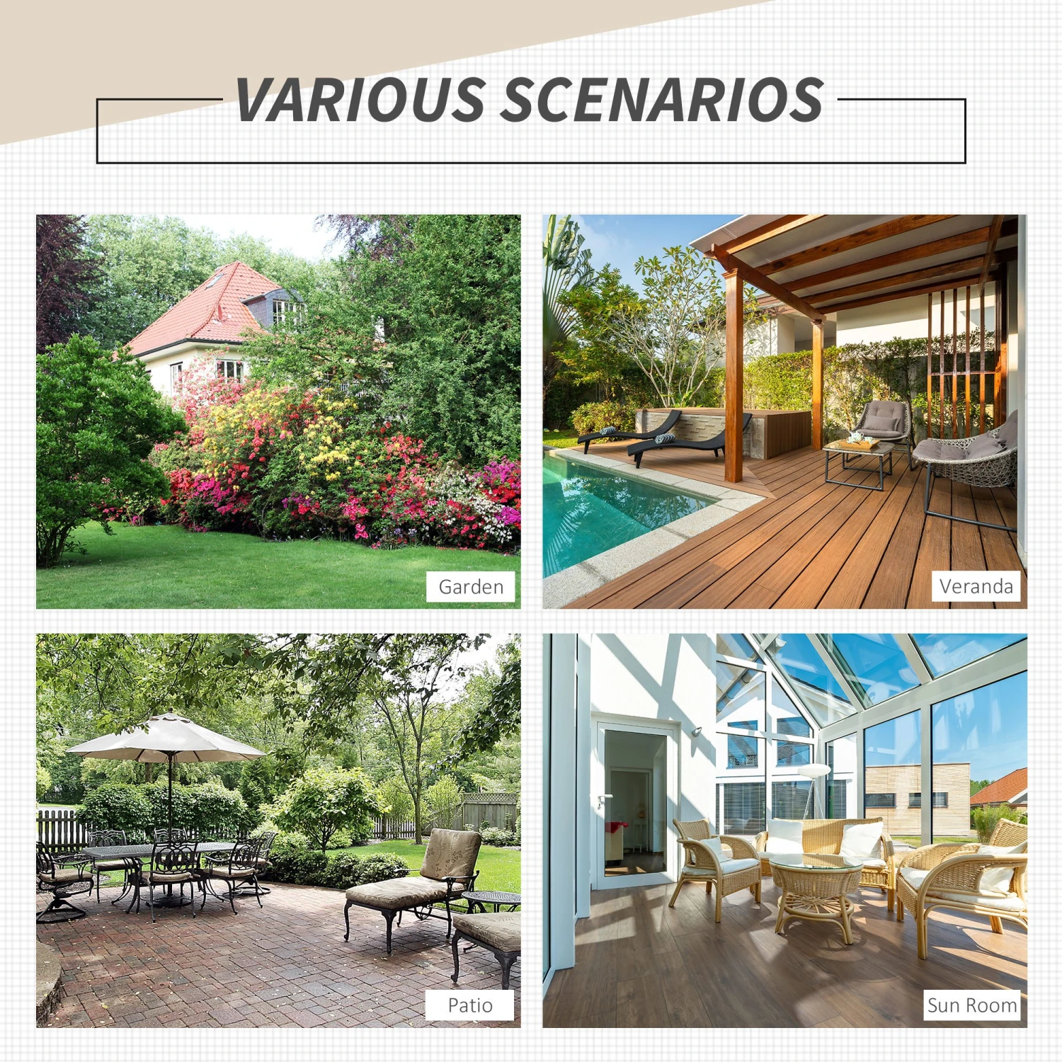 Outsunny 2-Piece PE Rattan Wicker Patio Recliner Set With Folding Design, Quality Steel Frame & All-Weather Build, Grey 7 Outsunny 2-Piece PE Rattan Wicker Patio Recliner Set With Folding Design, Quality Steel Frame & All-Weather Build, Grey - Image 7