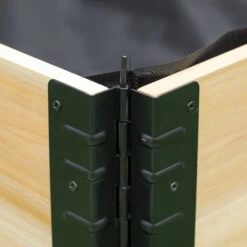 Outsunny Foldable Raised Garden Bed, Wooded Elevated Ground Planter Box With Insert Extended Steel Corners, 47 X 31 X 9in, For Vegetables, Flower, Herb -Outsunny WDB2a817e689faa85