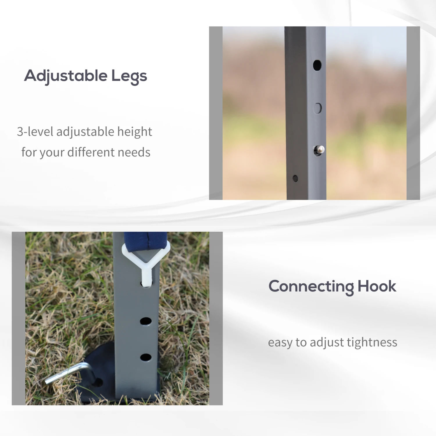 Outsunny 10' X 20' Pop Up Canopy Tent, Heavy Duty Tents For Parties, Outdoor Instant Gazebo Sun Shade Shelter With Carry Bag, For Catering, Events, Wedding, Backyard BBQ, Blue 7 Outsunny 10' X 20' Pop Up Canopy Tent, Heavy Duty Tents For Parties, Outdoor Instant Gazebo Sun Shade Shelter With Carry Bag, For Catering, Events, Wedding, Backyard BBQ, Blue - Image 7