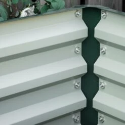 Outsunny 2pc 23.5'' Elevated Herb & Vegetable Planting Box Kit W/ Versatile Uses, Green -Outsunny WaG8d717e6d45e4fe