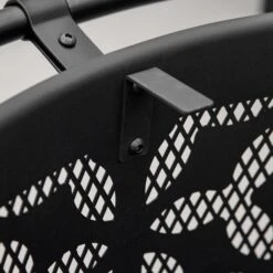 Outsunny 31-Inch Steel Fire Pit, Outdoor Large Wood Burning Fire Bowl W/Screen Cover, Poker -Outsunny WpQ756180fa4d25e7