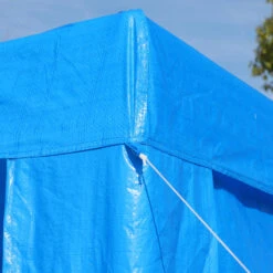 Outsunny Large 10' X 20' Gazebo Canopy Party Tent With 4 Removable Window Side Walls,Wedding, Picnic Outdoor Events - Blue -Outsunny XqA6221813cbc32d2