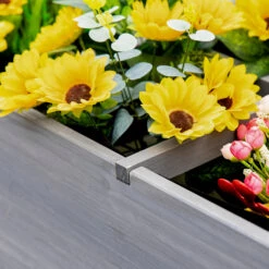 Outsunny Raised Garden Bed Planter Box W/ 8 Grow Grids, Storage Shelf & Lockable Wheels 16 Outsunny Raised Garden Bed Planter Box W/ 8 Grow Grids, Storage Shelf & Lockable Wheels -Outsunny XuHd4d188c3b86a63