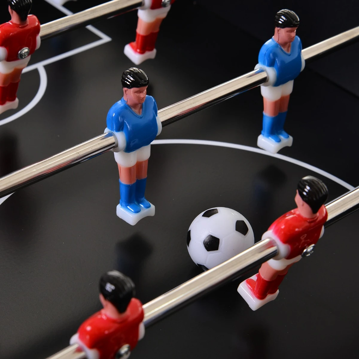 Outsunny 68QT Patio Cooler Ice Chest With Foosball Table Top, Portable Poolside Party Bar Cold Drink Rolling Cart On Wheels With Tray Shelf 20 Outsunny 68QT Patio Cooler Ice Chest With Foosball Table Top, Portable Poolside Party Bar Cold Drink Rolling Cart On Wheels With Tray Shelf - Image 20