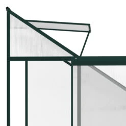 Outsunny 6' X 4' X 7' Hobby Greenhouse, Walk-in Lean-To Polycarbonate Hot House Kit With Aluminum Frame, Sliding Door, Roof Vent, Green 19 Outsunny 6' X 4' X 7' Hobby Greenhouse, Walk-in Lean-To Polycarbonate Hot House Kit With Aluminum Frame, Sliding Door, Roof Vent, Green -Outsunny Y293d618037ab10f5