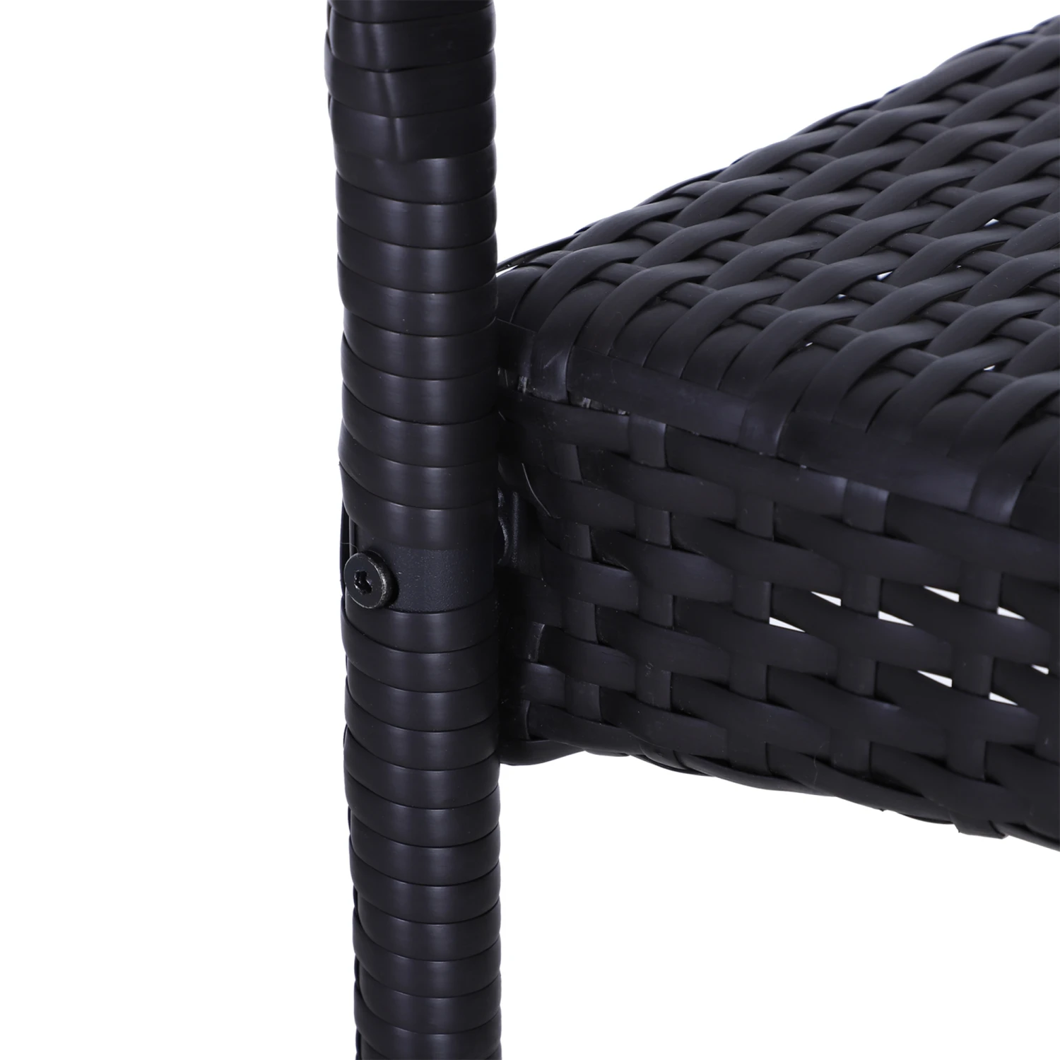 Outsunny Rattan Wicker Bar Set For 3 PCS With Ice Buckets, Patio Furniture With 1 Bar Table And 2 Bar Stools For Poolside, Backyard, Porches 7 Outsunny Rattan Wicker Bar Set For 3 PCS With Ice Buckets, Patio Furniture With 1 Bar Table And 2 Bar Stools For Poolside, Backyard, Porches - Image 7