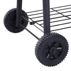 Outsunny 48" Charcoal BBQ Grill And Smoker Combo With Wheels Steel Portable Backyard BBQ Grill -Outsunny YkC50117e7210afe1