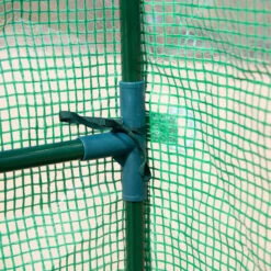 Outsunny 84.25" X 56.25" X 76.75" Walk-in Greenhouse, PE Cover, 3-Tier Shelves, Steel Frame Hot House, Roll-Up Zipper Door For Flowers, Vegetables, Saplings, Tropical Plants, Green -Outsunny Z2Gd4d17f914a137b