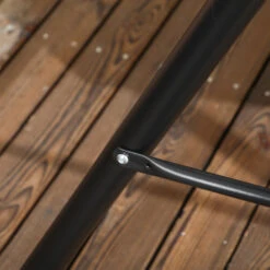 Outsunny 3-Person Porch Swing Bench With Stand & Adjustable Canopy, Armrests, Steel Frame For Outdoor, Garden, Patio, Porch & Poolside, Wine Red -Outsunny Z7c7561875514c471