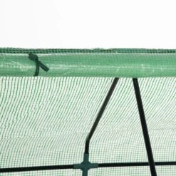 Outsunny Galvanized Raised Garden Bed With Mini Greenhouse Cover, Outdoor Metal Planter Box With 2 Roll-Up Windows For Growing Flowers, Fruits, Vegetables, And Herbs, 50" X 37.5" X 36.25", Green -Outsunny ZOe30d17e689fa955