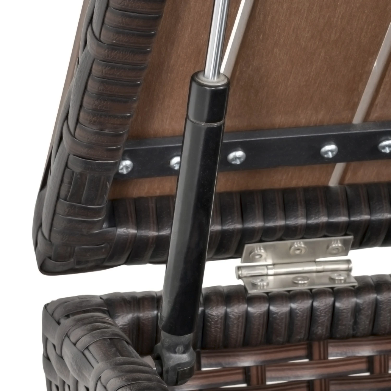 Outsunny 8 Piece Outdoor Rattan Sofa, Half Round Patio Furniture Set With Side Tables, Umbrella Hole, And Cushions, Beige 12 Outsunny 8 Piece Outdoor Rattan Sofa, Half Round Patio Furniture Set With Side Tables, Umbrella Hole, And Cushions, Beige - Image 12