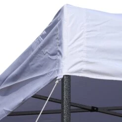 Outsunny 10' X 20' Pop Up Canopy Tent, Instant Sun Shelter, Tents For Parties, Height Adjustable, With Wheeled Carry Bag, For Outdoor, Garden, Patio, White -Outsunny aP950d17e7159930f