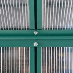 Outsunny 6' X 6' X 7' Walk-in Plant Polycarbonate Greenhouse With Temperature Controlled Window Hobby Greenhouse For Backyard/Outdoor -Outsunny aVE37317ef634e7bd