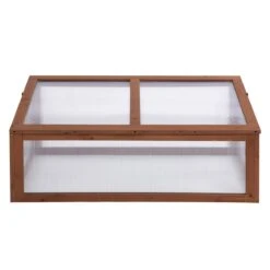 Outsunny Wooden Cold Frame Greenhouse With Polycarbonate Boards, 39" X 26" X 16" 22 Outsunny Wooden Cold Frame Greenhouse With Polycarbonate Boards, 39" X 26" X 16" -Outsunny arX1ea17e6c6a2c18