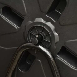 Outsunny 43 Gallon Outdoor Compost Tumbler Bin, Garden Composter With Dual Chamber Sliding Doors For Patio, Black & Yellow -Outsunny bJG3d61817217306d