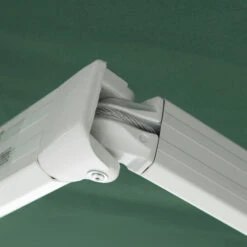 Outsunny 8' X 7' Patio Retractable Awning/Manual Exterior Sun Shade Deck Window Cover, Green -Outsunny bMS3d6181a40ad725