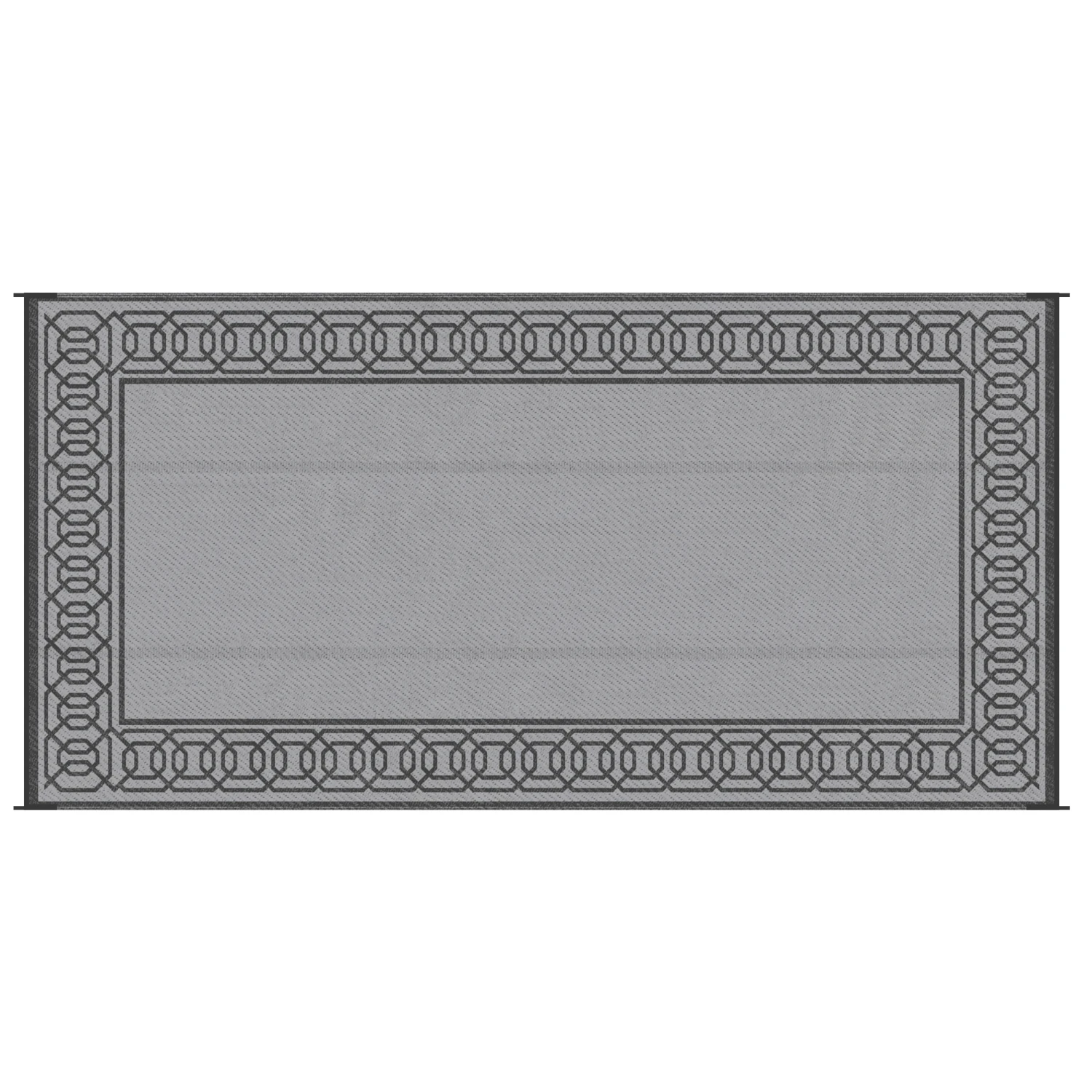 Outsunny Reversible Outdoor Rug Carpet, 9' X 18' Waterproof Plastic Straw Rug, Portable RV Camping Rugs With Carry Bag, Large Floor Mat For Backyard, Deck, Picnic, Beach, Black & Gray Border 1 Outsunny Reversible Outdoor Rug Carpet, 9' X 18' Waterproof Plastic Straw Rug, Portable RV Camping Rugs With Carry Bag, Large Floor Mat For Backyard, Deck, Picnic, Beach, Black & Gray Border