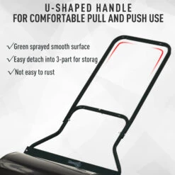 Outsunny 20-Inch Push/Tow Behind Lawn Roller Filled With 16 Gal Water Or Sand, Perfect For Flattening Sod In The Garden -Outsunny byI88c17fe7f9a0a0