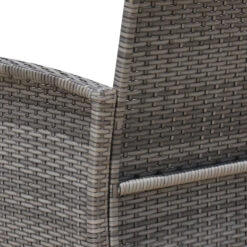 Outsunny 3 Piece Patio Furniture Set, PE Rattan Wicker Table, And Chairs, Conversation Set W/ Washable Cushion And Tempered Glass Tabletop For Outdoor Garden, Green -Outsunny cxg3d617fae7c4e01