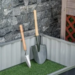 Outsunny 5.7' X 3' Galvanized Raised Garden Bed, DIY Large Planter For Outdoor Plants, No Bottom W/ A Pairs Of Glove For Backyard, Patio To Grow Vegetables, Herbs, And Flowers, Grey 16 Outsunny 5.7' X 3' Galvanized Raised Garden Bed, DIY Large Planter For Outdoor Plants, No Bottom W/ A Pairs Of Glove For Backyard, Patio To Grow Vegetables, Herbs, And Flowers, Grey -Outsunny dA3fc617ed30dcfd3