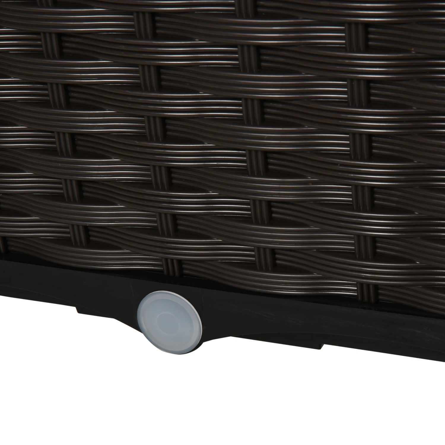 Outsunny Plastic Raised Garden Bed Planter Box Raised Bed With Self-Watering Design And Drainage Holes For Flowers, Brown 9 Outsunny Plastic Raised Garden Bed Planter Box Raised Bed With Self-Watering Design And Drainage Holes For Flowers, Brown - Image 9