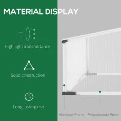 Outsunny Aluminium Cold Frame Greenhouse Kit Raised Planter Box With Opening Top, Silver -Outsunny e2290817e6ac50235