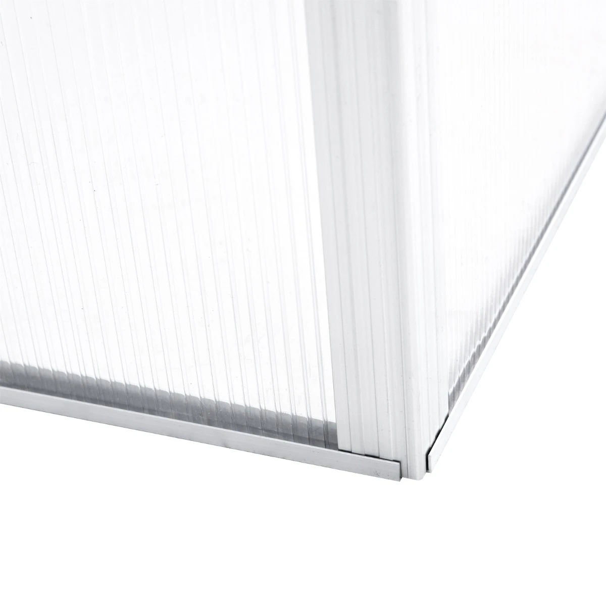 Outsunny 39" Aluminum Vented Cold Frame Mini Greenhouse Kit With Adjustable Roof, Polycarbonate Panels, & Strong Design 11 Outsunny 39" Aluminum Vented Cold Frame Mini Greenhouse Kit With Adjustable Roof, Polycarbonate Panels, & Strong Design - Image 11