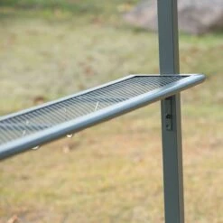 Outsunny 7FT Grill Gazebo BBQ Canopy With Sun Shade Panel Side Awning, 2 Exterior Serving Shelves, 5 Hooks For Patio Lawn Backyard -Outsunny eXYc2517e67c3fd89