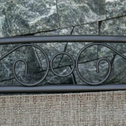 Outsunny Outdoor Glider Chairs With Coffee Table, Patio 2-Seat Rocking Chair Swing With Breathable Sling For Backyard, Garden And Porch, Brown -Outsunny eXm3d61865d07ce96