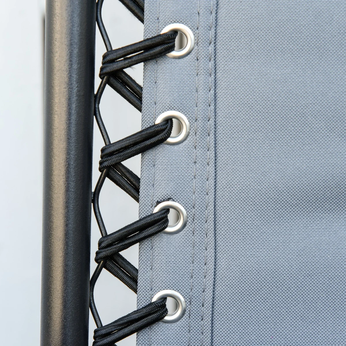 Outsunny Foldable Outdoor Lounge Chair With Footrest, Oversized Padded Zero Gravity Lounge Chair With Headrest, Cup Holders, Armrests, For Camping, Lawn, Garden, Pool, Gray 15 Outsunny Foldable Outdoor Lounge Chair With Footrest, Oversized Padded Zero Gravity Lounge Chair With Headrest, Cup Holders, Armrests, For Camping, Lawn, Garden, Pool, Gray - Image 15