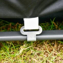 Outsunny Patio Umbrella 15' Steel Rectangular Outdoor Double Sided Market With Base, Sun Protection & Easy Crank For Deck Pool Patio, Dark Blue -Outsunny fbS34717e726c382f